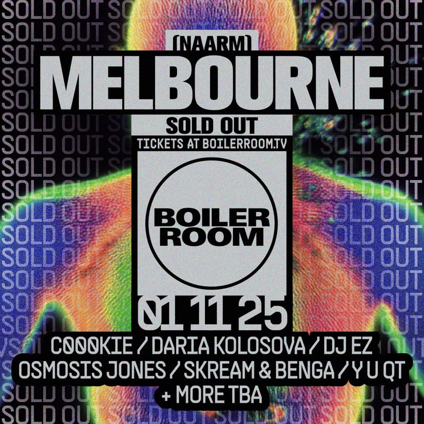 Flyer for event Melbourne.