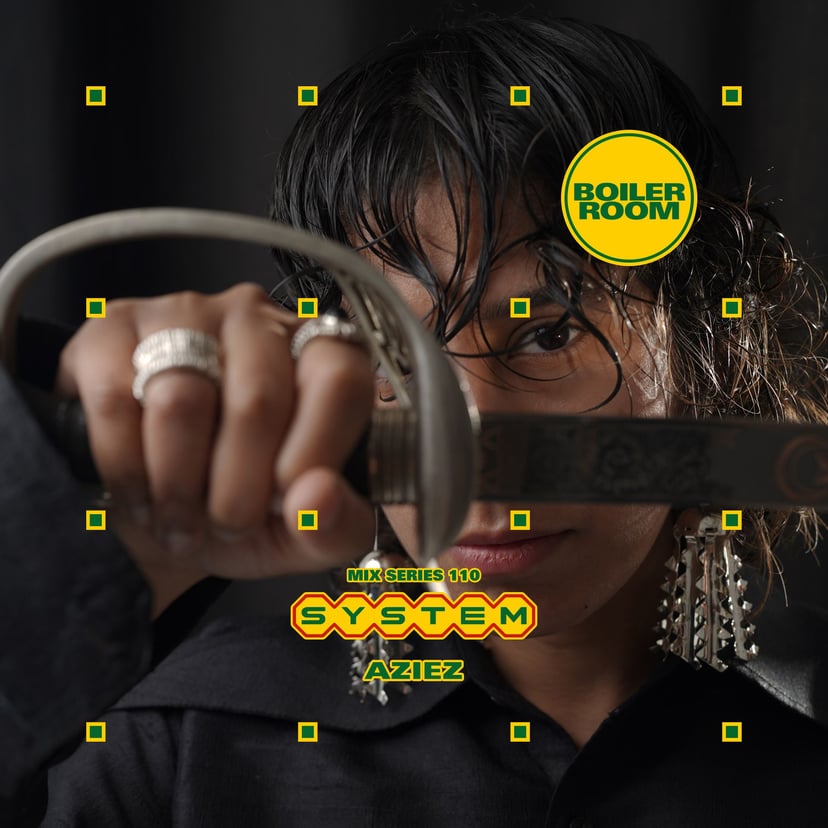 Flyer for event SYSTEM Mix 110: AZIEZ.