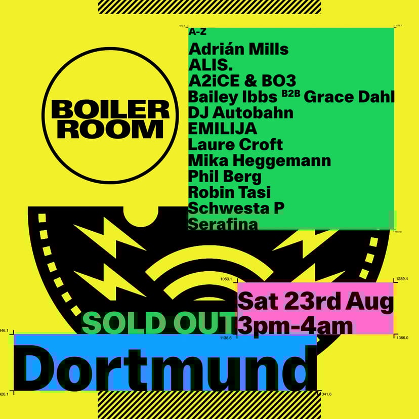 Flyer for event Dortmund | Saturday.