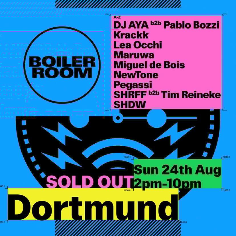 Flyer for event Dortmund.