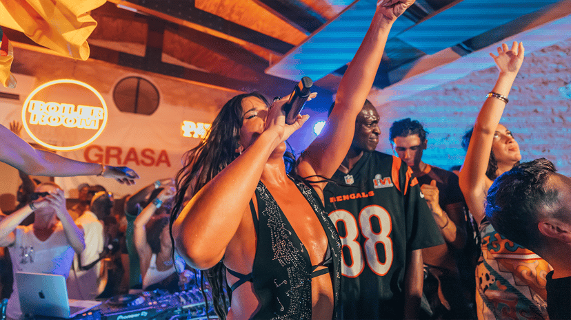 Flyer for event Nathy Peluso pres. Club Grasa.