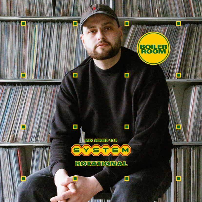 Flyer for event SYSTEM Mix 119: Rotational.